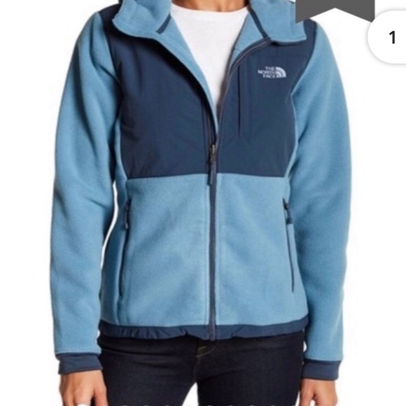 NORTH FACE Women’s Denali Fleece Jacket- Blue/Gray- Size Small! - Picture 10 of 10